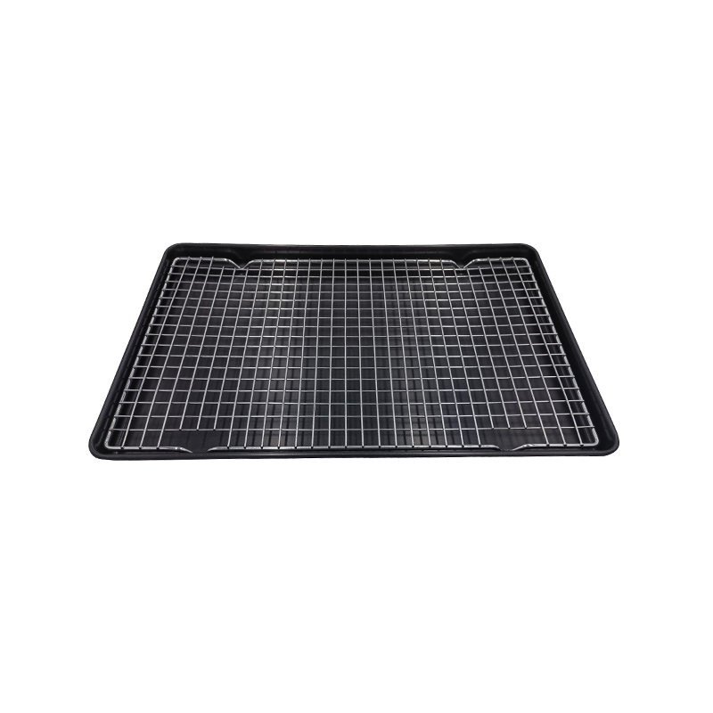 Rectangular Shallow Roasting Pan with Wire Rack