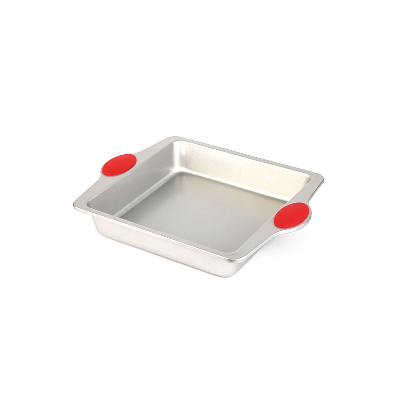 Square Cake Pan Brownie Pan Bakeware With Silicone Handle