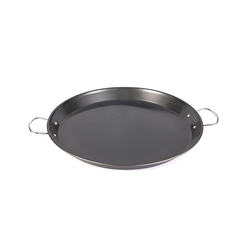 Carbon Steel Seafood Pot Non Stick Paella Pan with Double Handle-XXL